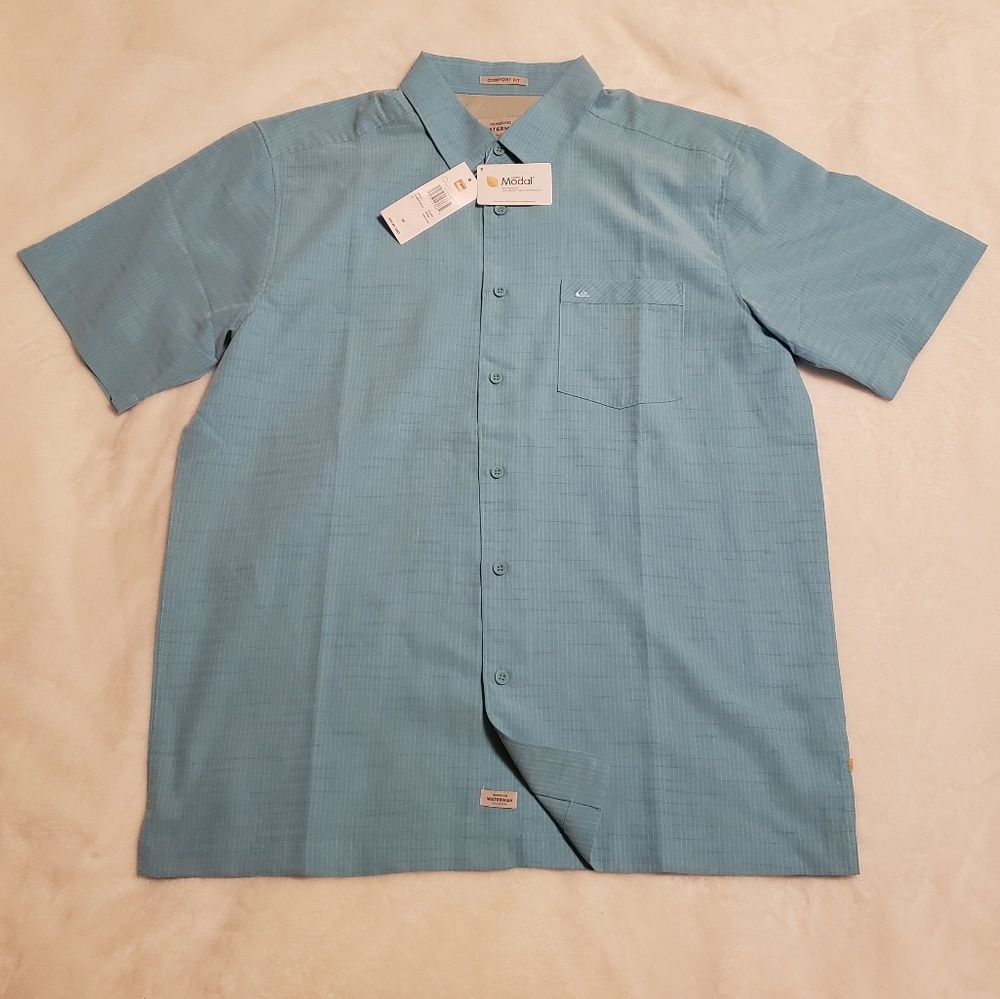 Quiksilver Men's Waterman Short Sleeve Shirt